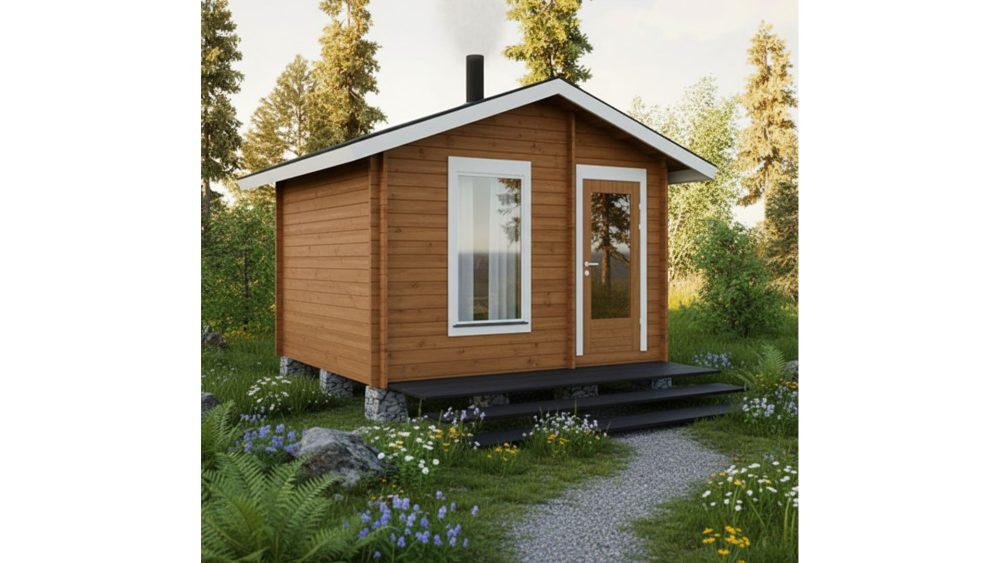 Drvena sauna LUMI 1000x563